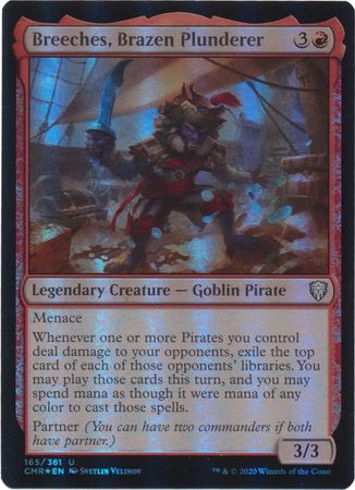 Breeches Brazen Plunderer 165 361 Foil Breeches Brazen Plunderer 165 361 Foil