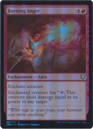 Burning Anger 166/361 - Commander Legends Foil - Magic | TrollAndToad