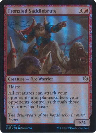 Frenzied Saddlebrute 180 361 Foil Frenzied Saddlebrute 180 361 Foil