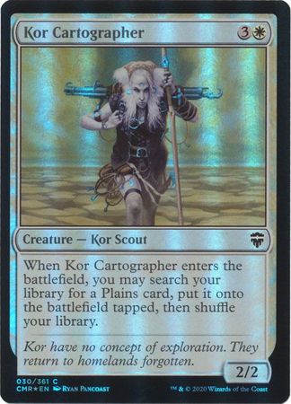 Kor Cartographer 030 361 Foil Commander Legends Foil Singles Kor Cartographer 030 361 Foil Commander Legends Foil Singles