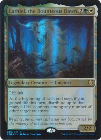Lathiel the Bounteous Dawn 285 361 Foil Commander Legends Foil Singles Lathiel the Bounteous Dawn 285 361 Foil Commander Legends Foil Singles