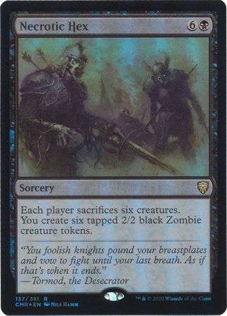 Necrotic Hex 137 361 Foil Necrotic Hex 137 361 Foil