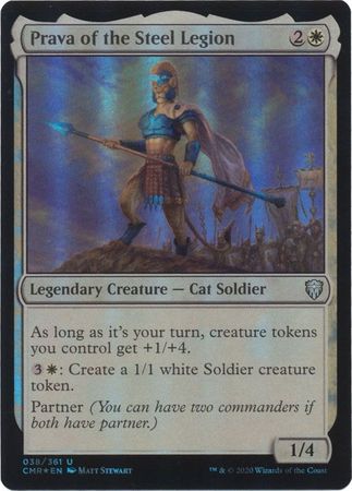 Prava of the Steel Legion 038 361 Foil Commander Legends Foil Singles Prava of the Steel Legion 038 361 Foil Commander Legends Foil Singles