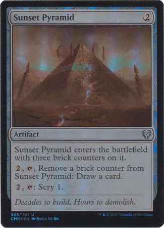 Sunset Pyramid 345 361 Foil Commander Legends Foil Singles Sunset Pyramid 345 361 Foil Commander Legends Foil Singles