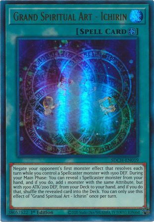 Grand Spiritual Art Ichirin SDCH EN019 Ultra Rare 1st Edition Grand Spiritual Art Ichirin SDCH EN019 Ultra Rare 1st Edition