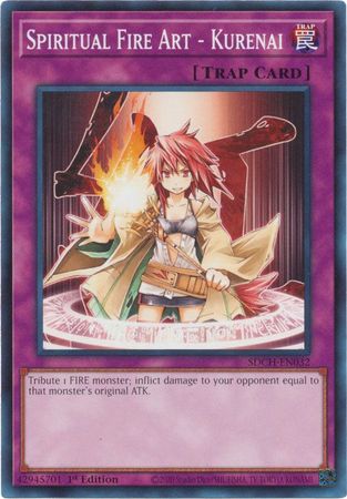 Spiritual Fire Art Kurenai SDCH EN032 Common 1st Edition Spirit Charmers SDCH 1st Edition Singles Spiritual Fire Art Kurenai SDCH EN032 Common 1st Edition Spirit Charmers SDCH 1st Edition Singles