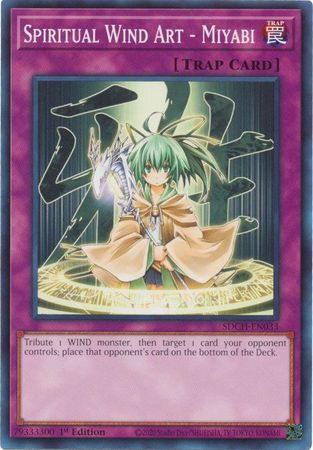 Spiritual Wind Art Miyabi SDCH EN033 Common 1st Edition Spiritual Wind Art Miyabi SDCH EN033 Common 1st Edition