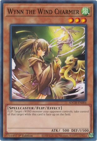 Wynn the Wind Charmer SDCH EN004 Common 1st Edition Wynn the Wind Charmer SDCH EN004 Common 1st Edition