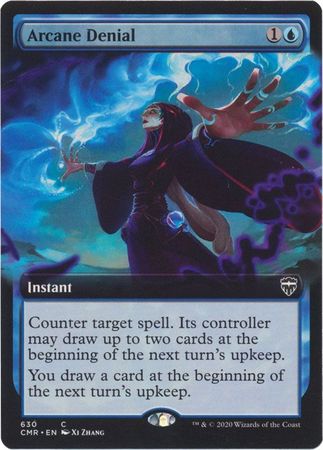 Arcane Denial 630 Extended Art Commander Legends Collector Booster Singles Arcane Denial 630 Extended Art Commander Legends Collector Booster Singles