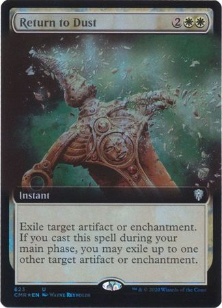 Return to Dust 623 Extended Art Foil Commander Legends Collector Booster Foil Singles Return to Dust 623 Extended Art Foil Commander Legends Collector Booster Foil Singles