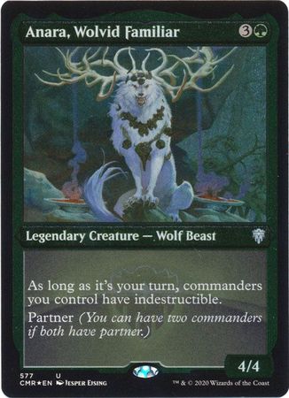 Anara Wolvid Familiar 577 Etched Foil Anara Wolvid Familiar 577 Etched Foil