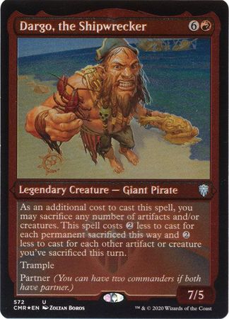 Dargo the Shipwrecker 572 Etched Foil Dargo the Shipwrecker 572 Etched Foil