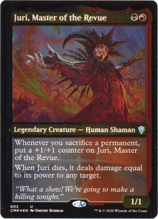 Juri Master of the Revue 602 Etched Foil Juri Master of the Revue 602 Etched Foil