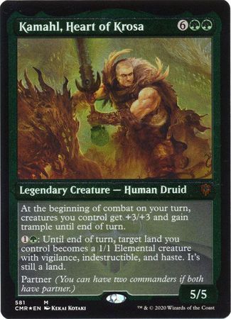 Kamahl, Heart of Krosa 581 - Etched Foil