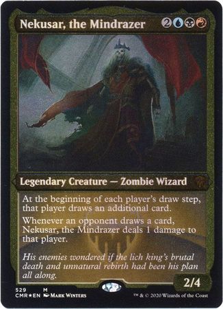 Nekusar, the Mindrazer (Etched) [Commander Legends]