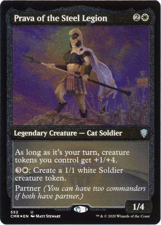 Prava of the Steel Legion 552 Etched Foil Prava of the Steel Legion 552 Etched Foil