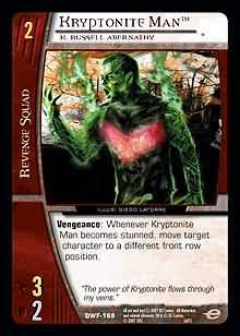 Kryptonite Man K Russell Abernathy DWF 168 Common Vs System DC World s Finest Kryptonite Man K Russell Abernathy DWF 168 Common Vs System DC World s Finest