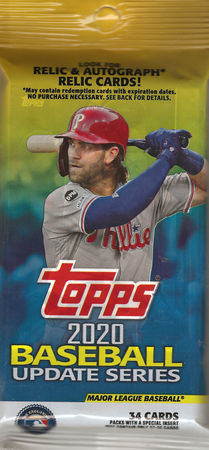 2020 Topps Update Baseball Fat Pack Topps 09325 Baseball Trading Card Sealed Product 2020 Topps Update Baseball Fat Pack Topps 09325 Baseball Trading Card Sealed Product