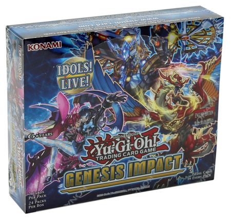 Genesis Impact Booster Box of 24 1st Edition Packs (Yugioh)