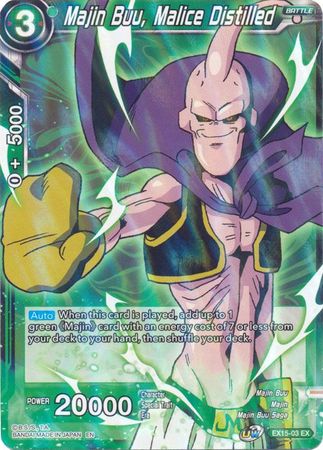 Majin Buu Malice Distilled EX15 03 Expansion Rare DBS Expansion Set 15 Battle Enhanced EX15 Majin Buu Malice Distilled EX15 03 Expansion Rare DBS Expansion Set 15 Battle Enhanced EX15
