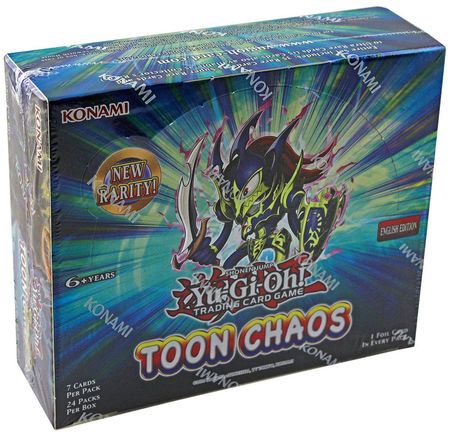 24 Packs 1st Edition Booster Box YuGiOh TCG Toon Chaos 