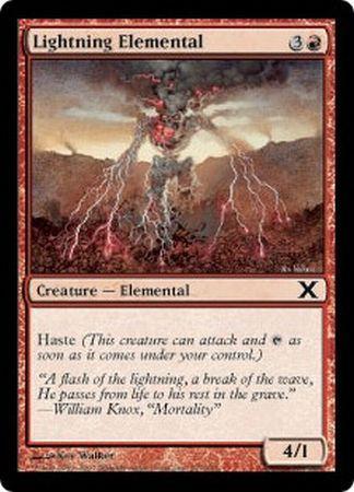 Lightning Elemental MTG 10th Edition Singles Lightning Elemental MTG 10th Edition Singles
