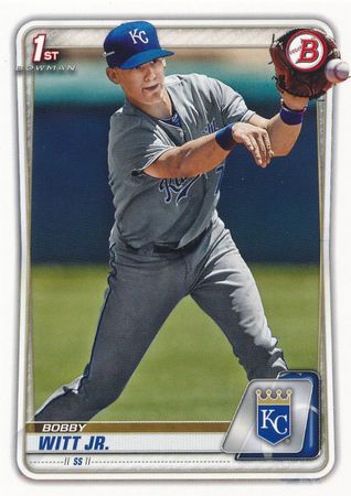 Bobby Witt Jr 2020 Bowman Prospects BP 25 1st Topps Bobby Witt Jr 2020 Bowman Prospects BP 25 1st Topps