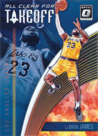 LeBron James 2018 19 Donruss Optic 1 All Clear for Takeoff Panini 2018 19 Donruss Optic All Clear for Takeoff LeBron James 2018 19 Donruss Optic 1 All Clear for Takeoff Panini 2018 19 Donruss Optic All Clear for Takeoff