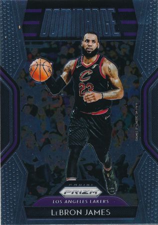 LeBron James 2018 19 Prizm Dominance 29 Panini 2018 19 Panini Prizm Dominance LeBron James 2018 19 Prizm Dominance 29 Panini 2018 19 Panini Prizm Dominance