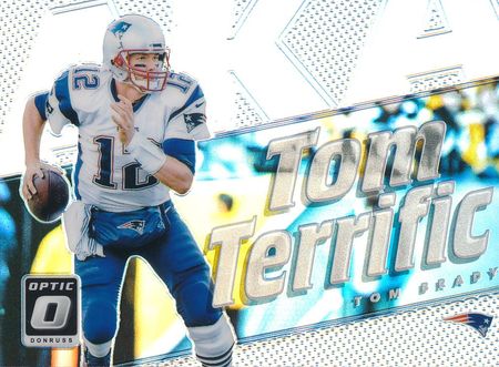 Tom Brady 2017 Donruss Optic 15 AKA Tom Terrific Silver Refractor Panini 2017 Donruss Optic AKA Silver Refractor Tom Brady 2017 Donruss Optic 15 AKA Tom Terrific Silver Refractor Panini 2017 Donruss Optic AKA Silver Refractor