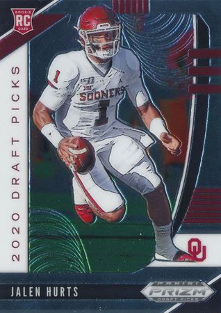 Jalen Hurts 2020 Prizm Draft Picks 129 Rookie Panini Jalen Hurts 2020 Prizm Draft Picks 129 Rookie Panini