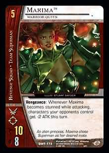 Maxima Warrior Queen DWF 173 Common Vs System DC World s Finest Maxima Warrior Queen DWF 173 Common Vs System DC World s Finest