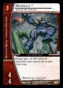Mongul Son of the Tyrant DWF 175 Common Vs System DC World s Finest Mongul Son of the Tyrant DWF 175 Common Vs System DC World s Finest