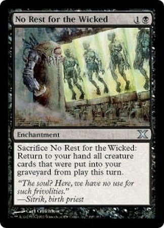 No Rest for the Wicked MTG 10th Edition Singles No Rest for the Wicked MTG 10th Edition Singles