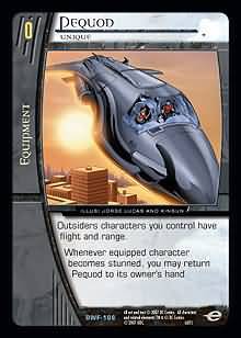 Pequod Unique DWF 106 Uncommon Vs System DC World s Finest Pequod Unique DWF 106 Uncommon Vs System DC World s Finest