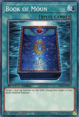 Book of Moon SBCB EN013 Common 1st Edition Speed Duel Battle City Box 1st Edition Singles Book of Moon SBCB EN013 Common 1st Edition Speed Duel Battle City Box 1st Edition Singles