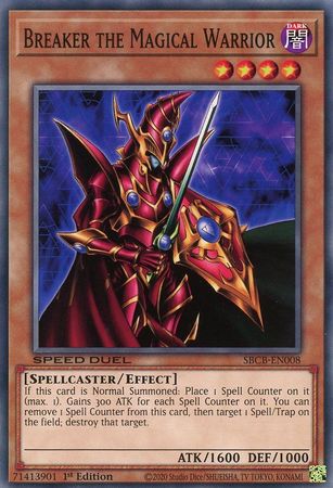 Breaker the Magical Warrior SBCB EN008 Common 1st Edition Yellow Tab Breaker the Magical Warrior SBCB EN008 Common 1st Edition Yellow Tab