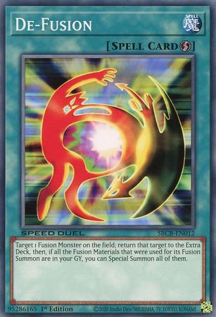 De Fusion SBCB EN012 Common 1st Edition Speed Duel Battle City Box 1st Edition Singles De Fusion SBCB EN012 Common 1st Edition Speed Duel Battle City Box 1st Edition Singles