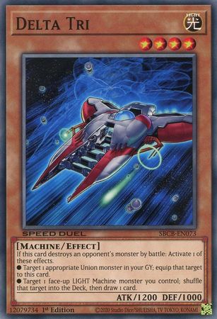 Delta Tri SBCB EN073 Common 1st Edition Speed Duel Battle City Box 1st Edition Singles Delta Tri SBCB EN073 Common 1st Edition Speed Duel Battle City Box 1st Edition Singles