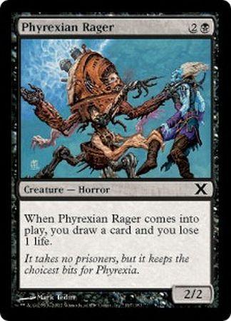 Phyrexian Rager MTG 10th Edition Singles Phyrexian Rager MTG 10th Edition Singles