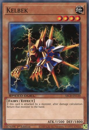 Kelbek SBCB EN130 Common 1st Edition Speed Duel Battle City Box 1st Edition Singles Kelbek SBCB EN130 Common 1st Edition Speed Duel Battle City Box 1st Edition Singles