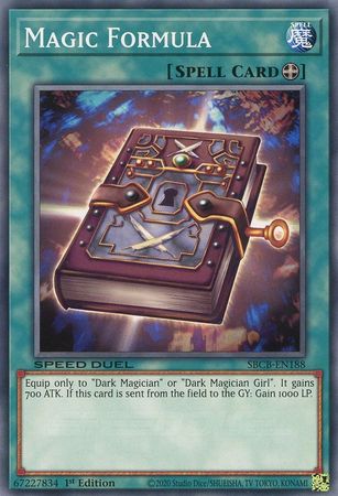 Magic Formula SBCB EN188 Common 1st Edition Speed Duel Battle City Box 1st Edition Singles Magic Formula SBCB EN188 Common 1st Edition Speed Duel Battle City Box 1st Edition Singles