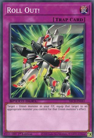 Roll Out SBCB EN081 Common 1st Edition Speed Duel Battle City Box 1st Edition Singles Roll Out SBCB EN081 Common 1st Edition Speed Duel Battle City Box 1st Edition Singles