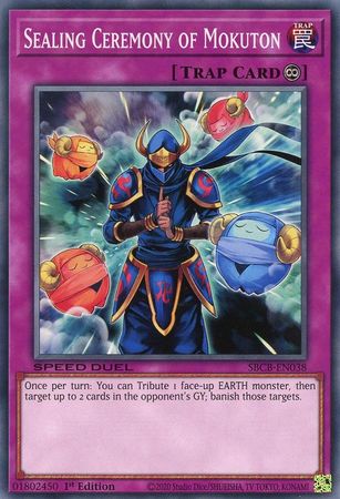 Sealing Ceremony of Mokuton SBCB EN038 Common 1st Edition Speed Duel Battle City Box 1st Edition Singles Sealing Ceremony of Mokuton SBCB EN038 Common 1st Edition Speed Duel Battle City Box 1st Edition Singles