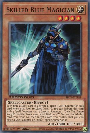 Skilled Blue Magician SBCB EN181 Common 1st Edition Speed Duel Battle City Box 1st Edition Singles Skilled Blue Magician SBCB EN181 Common 1st Edition Speed Duel Battle City Box 1st Edition Singles