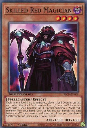 Skilled Red Magician SBCB EN009 Common 1st Edition Skilled Red Magician SBCB EN009 Common 1st Edition