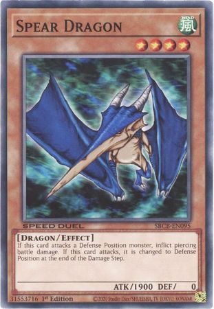 Spear Dragon SBCB EN095 Common 1st Edition Spear Dragon SBCB EN095 Common 1st Edition