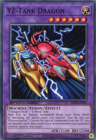 YZ Tank Dragon SBCB EN086 Common 1st Edition YZ Tank Dragon SBCB EN086 Common 1st Edition