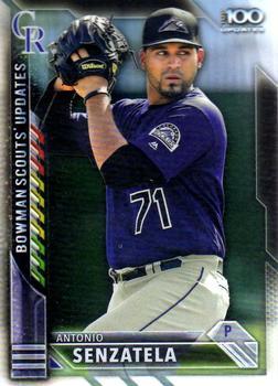 Antonio Senzatela 2016 Bowman Chrome Top 100 Updates BSU AS 2016 Bowman Chrome Top 100 Updates Antonio Senzatela 2016 Bowman Chrome Top 100 Updates BSU AS 2016 Bowman Chrome Top 100 Updates