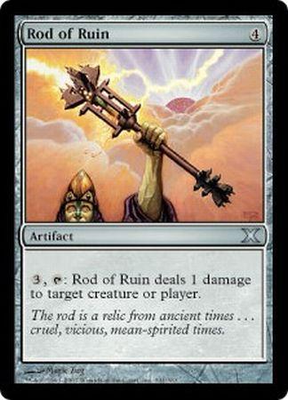 Rod of Ruin MTG 10th Edition Singles Rod of Ruin MTG 10th Edition Singles